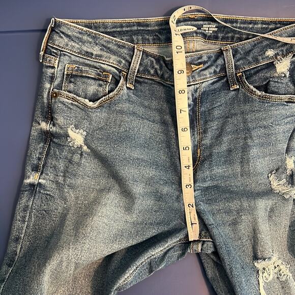 Old Navy Rockstar Mid Rise Cotton Blend Denim Jeans - Picture 10 of 11